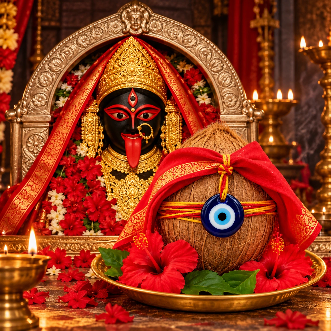 Kalighat Shaktipeeth Nazar Mukti Nariyal Chadhawa