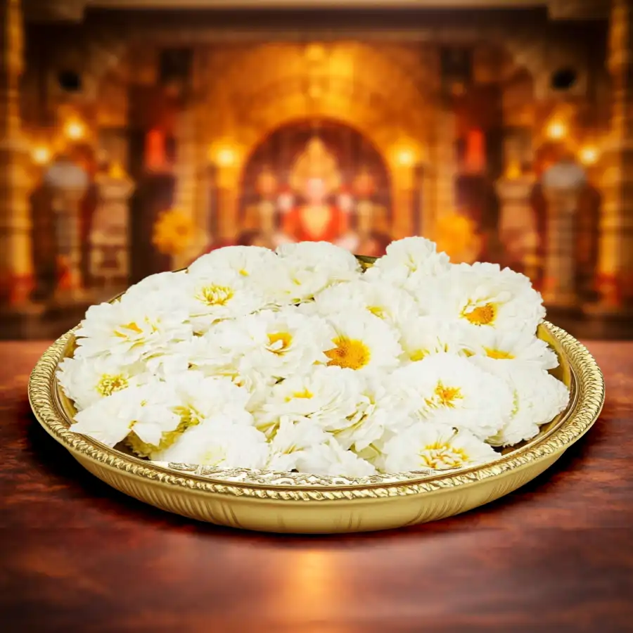 White flower arpan