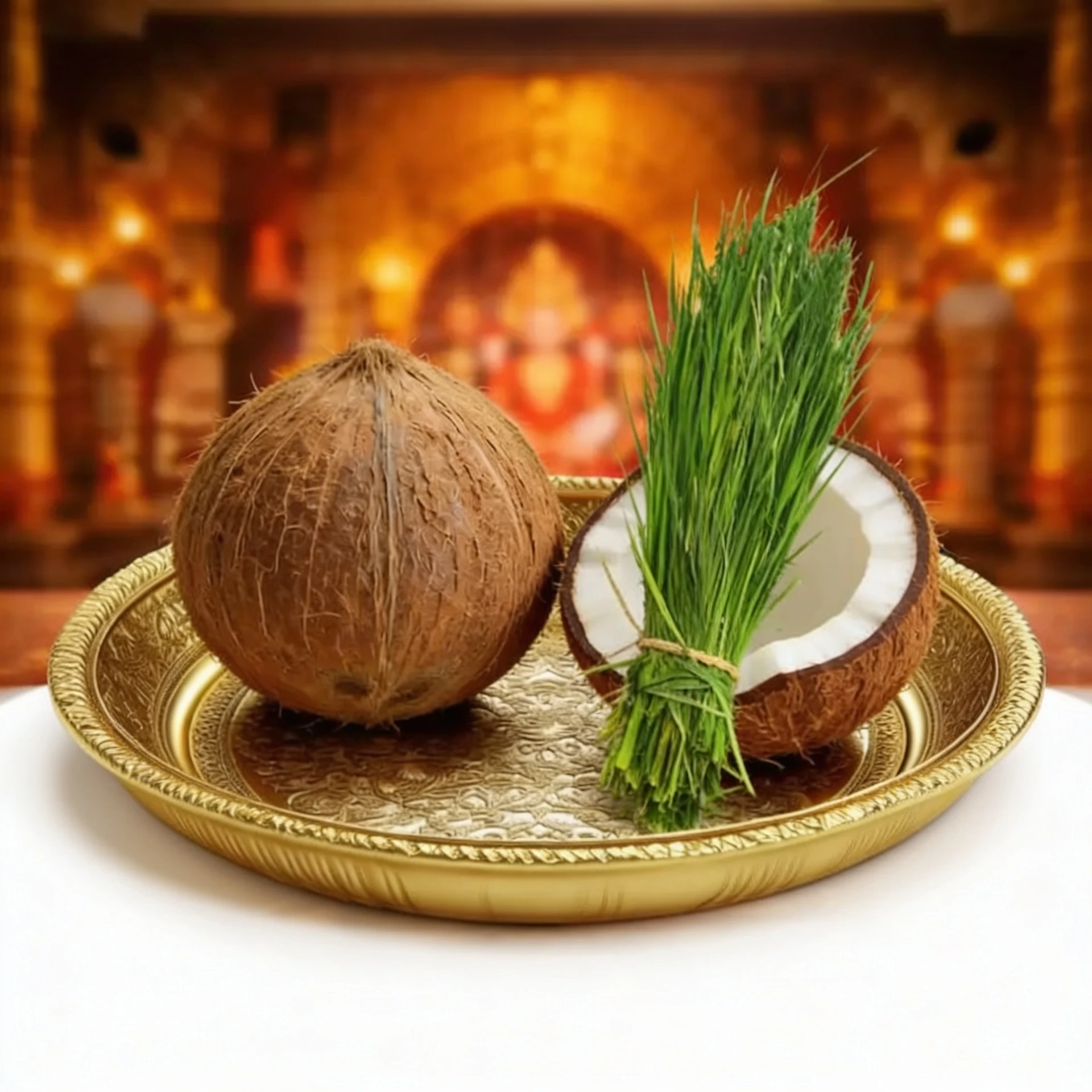 Nariyal-durva arpan