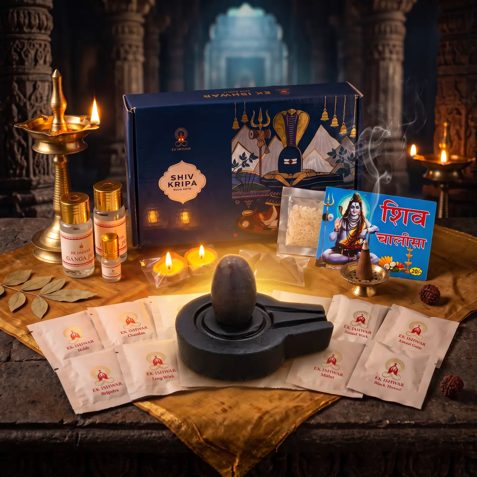 Sawan Pujit Shivling + Shiv Kripa Puja Kosh