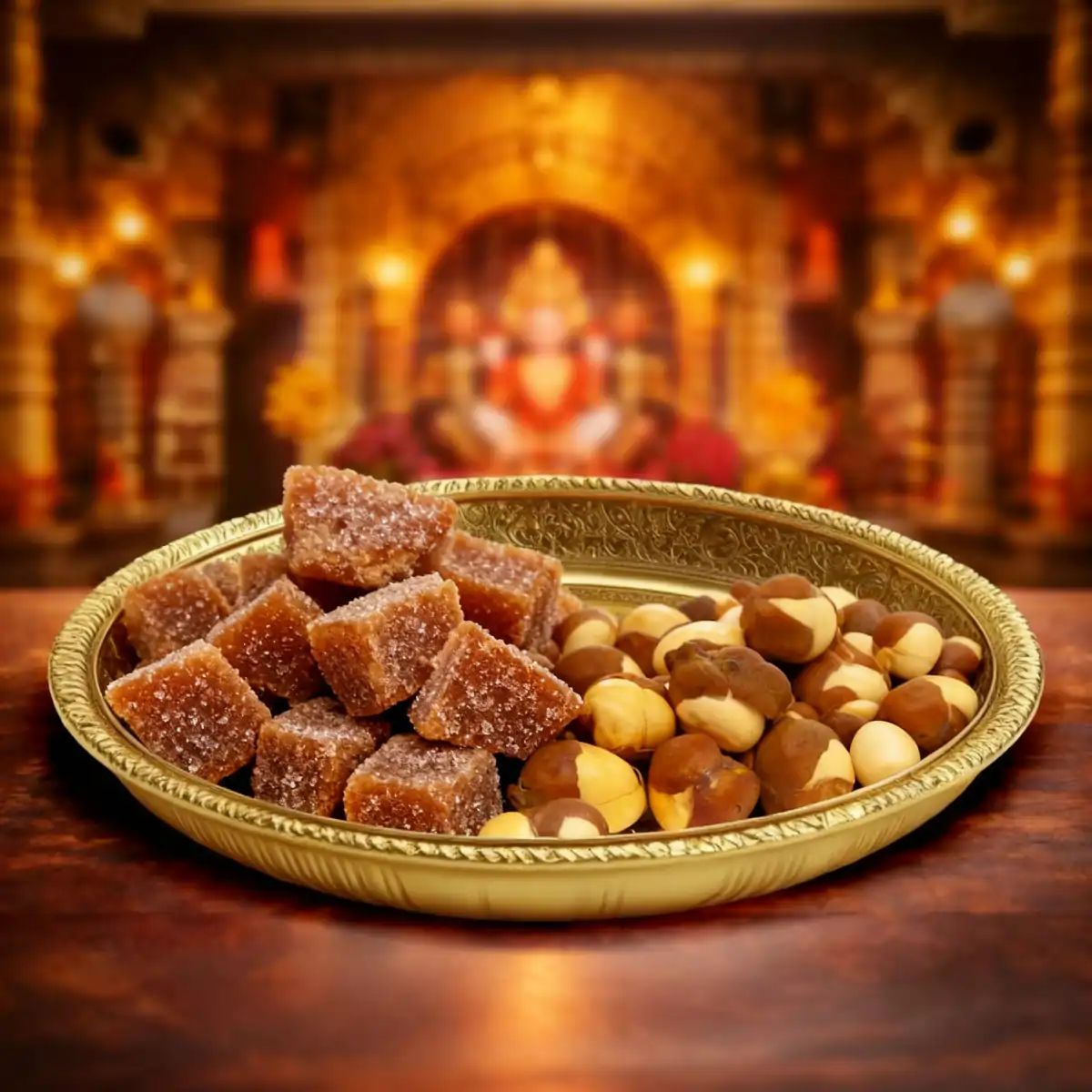 Gud-chana bhog