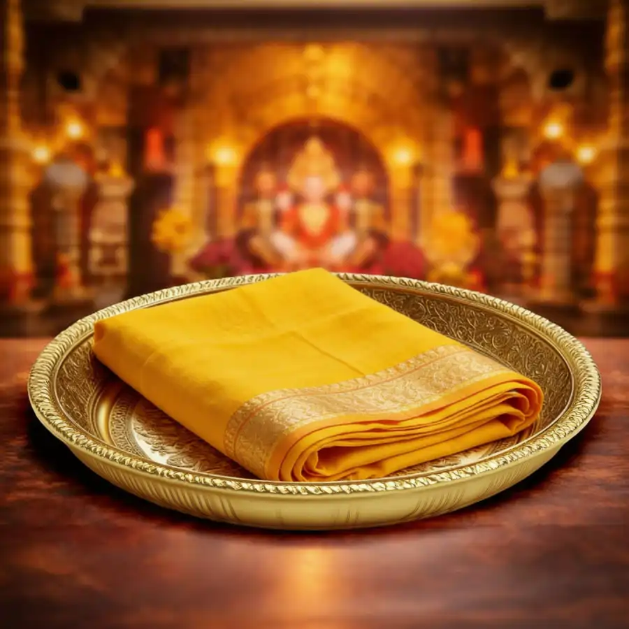 Peela vastra arpan