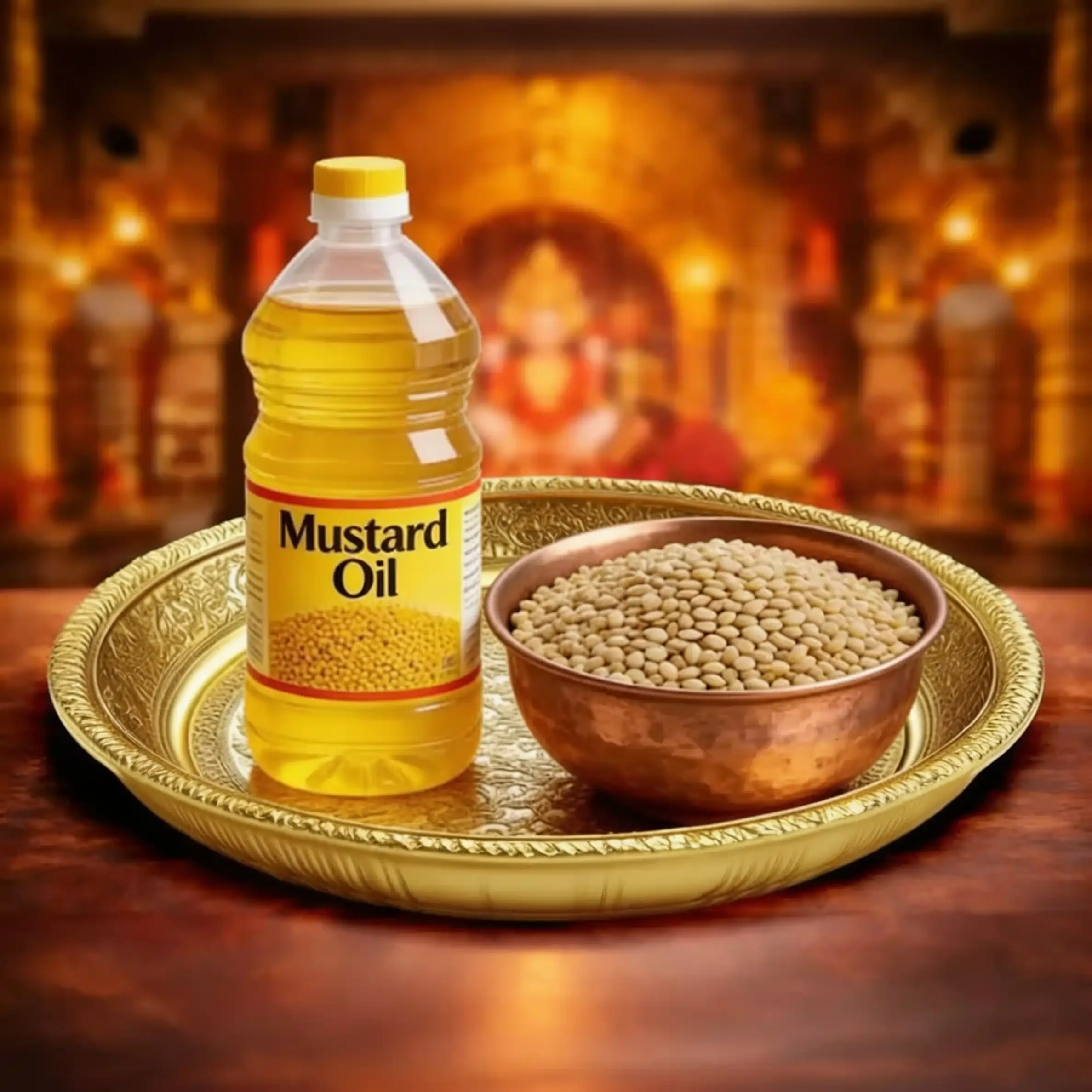 Urad dal + oil arpan