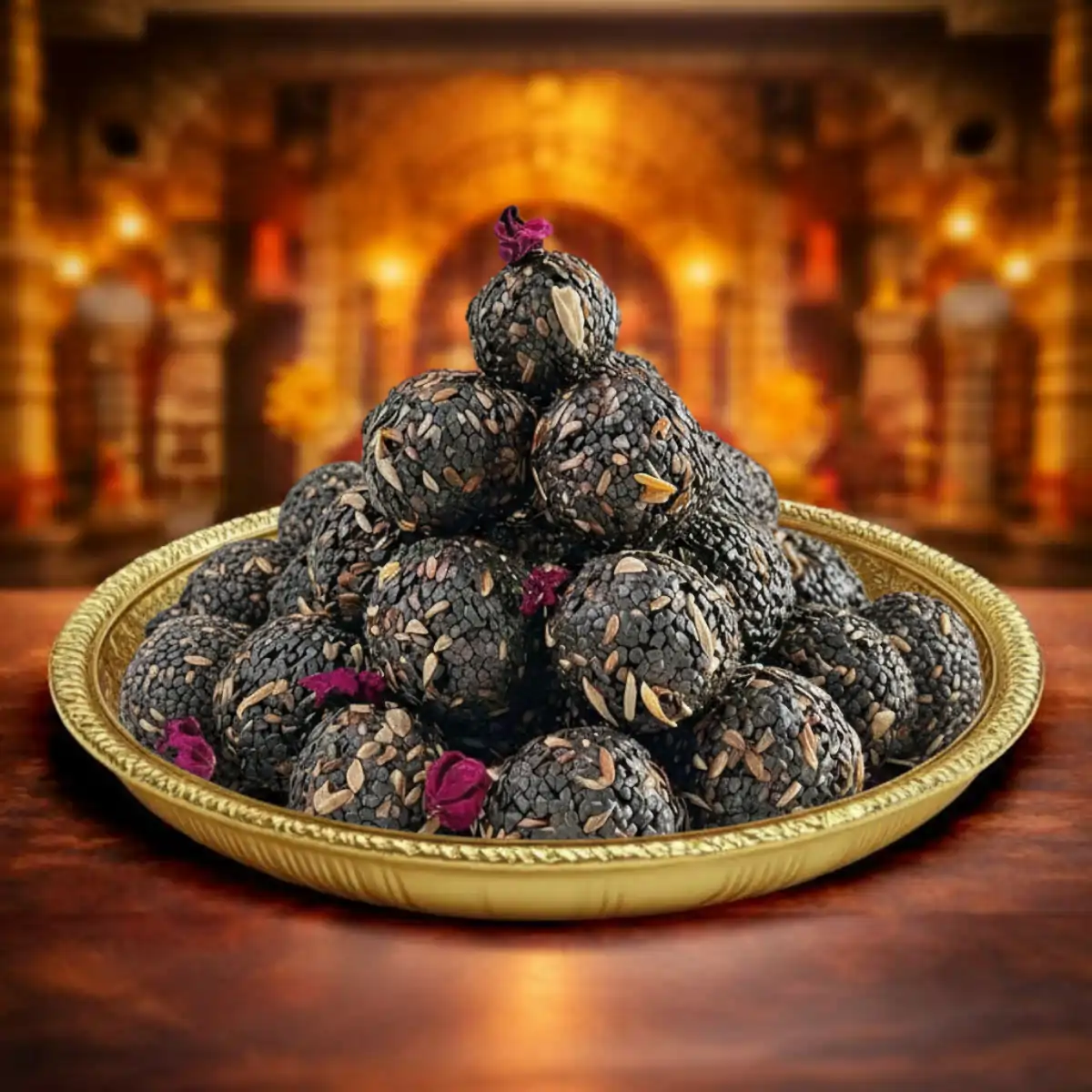 Kaale til laddoo bhog