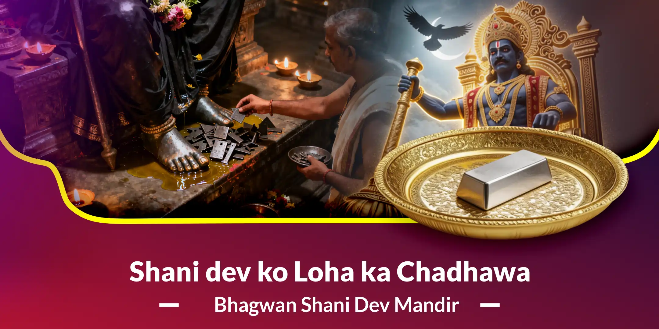 Shani Dev ko Loha ka Chadhawa
