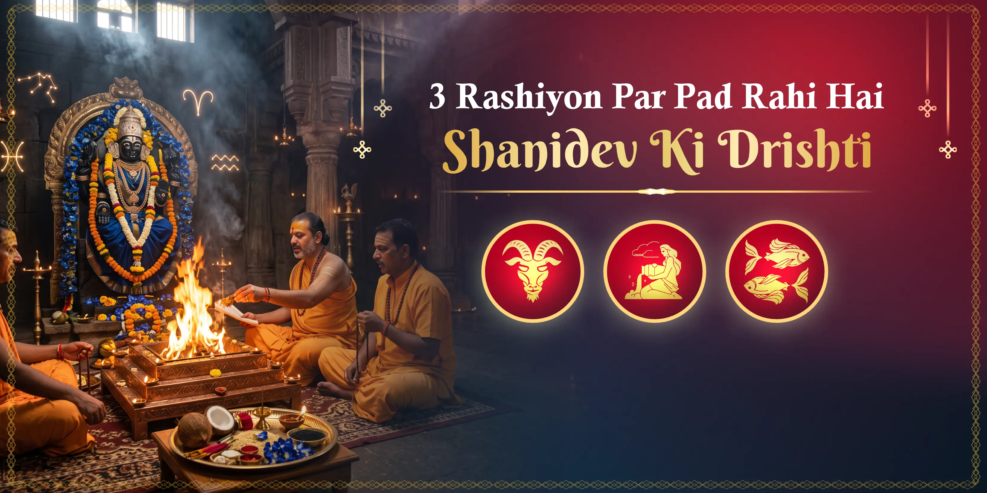 Mesh - Kumbh - Meen Rashi 11,000 Shani Mool Mantra Jaap - Sade Sati Shanti Anushthan