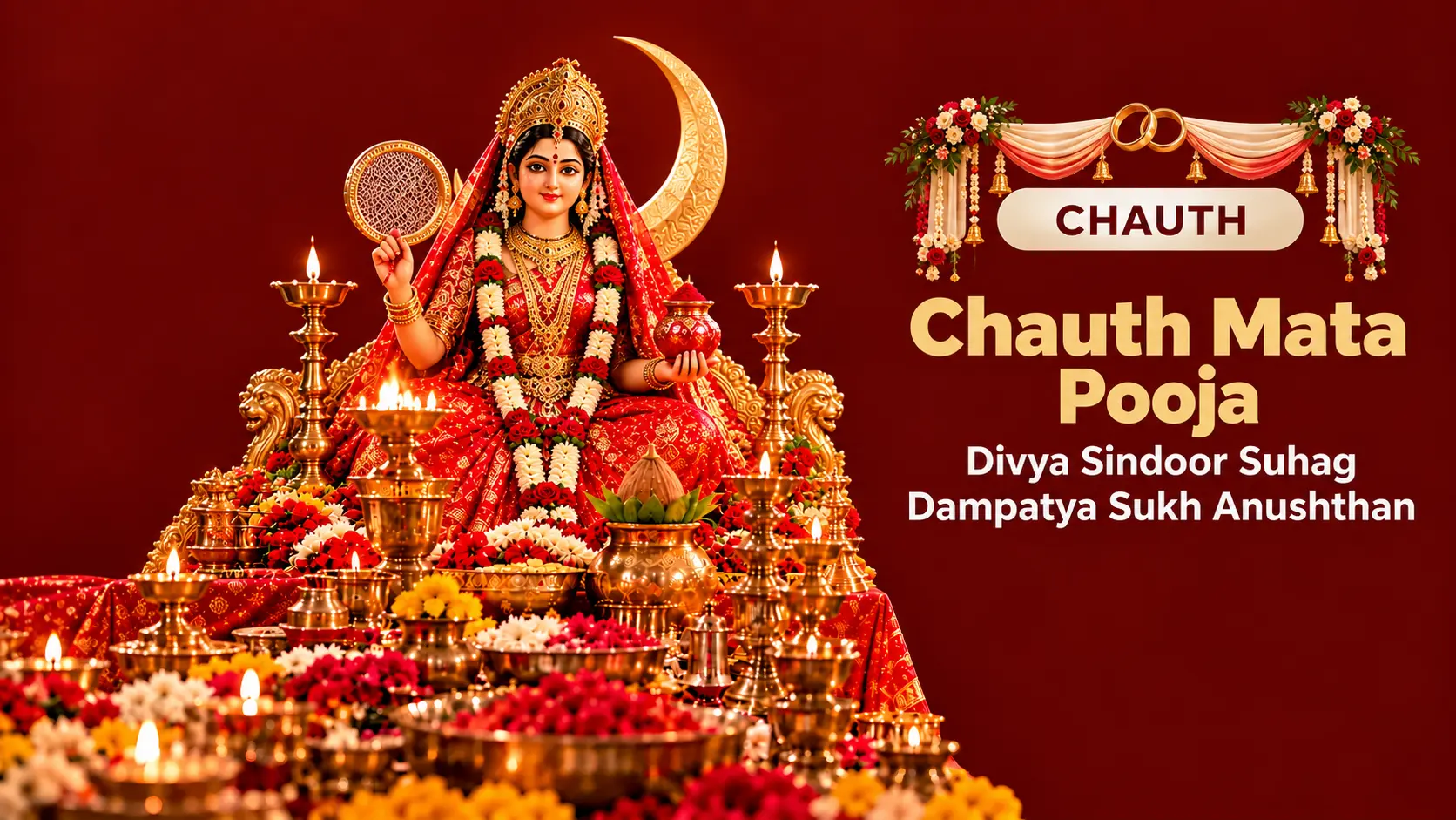 Chauth Mata Divya Sindoor Suhag Dampatya Sukh Anushthan