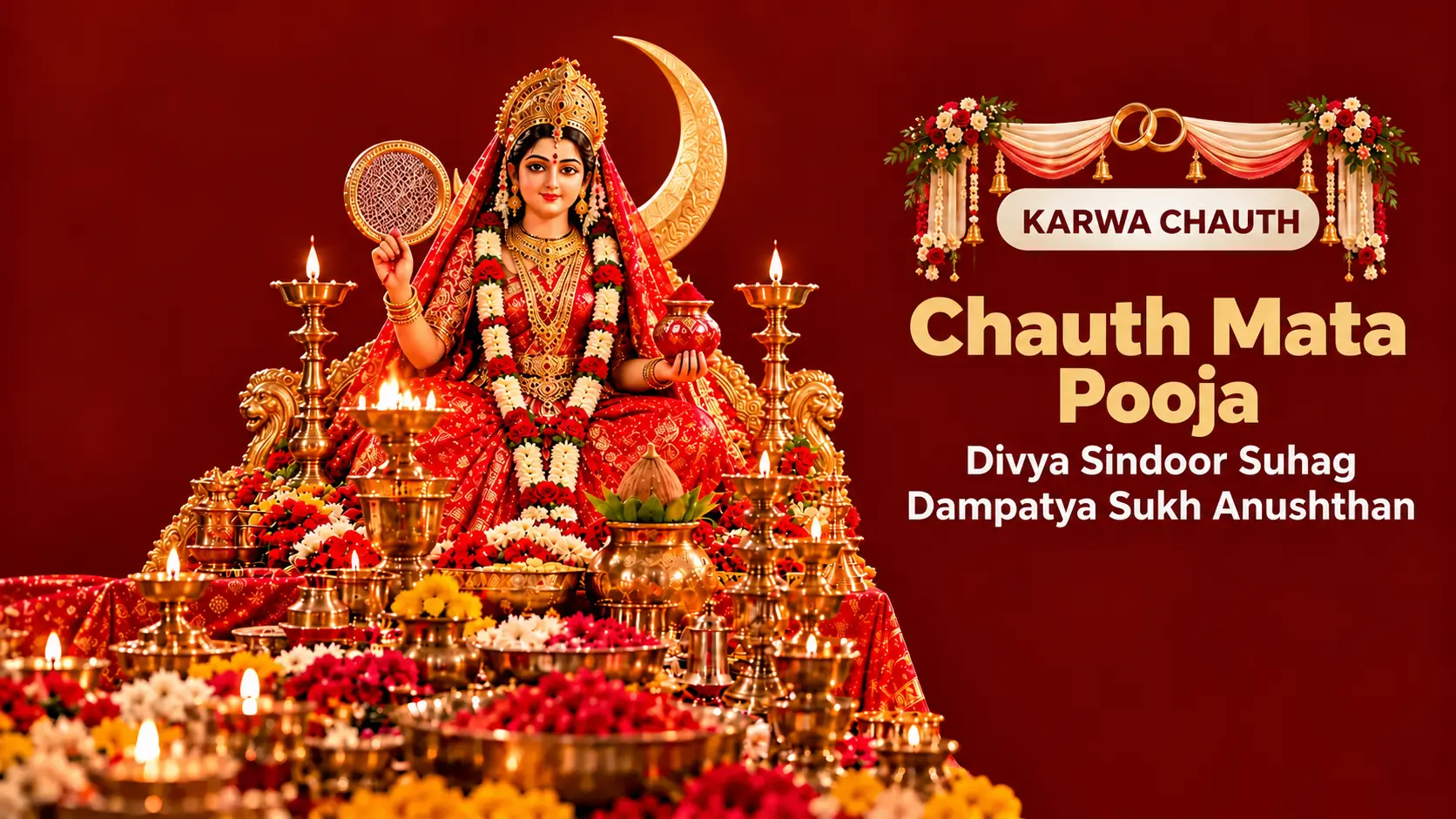 Chauth Mata Divya Sindoor Suhag Dampatya Sukh Anushthan