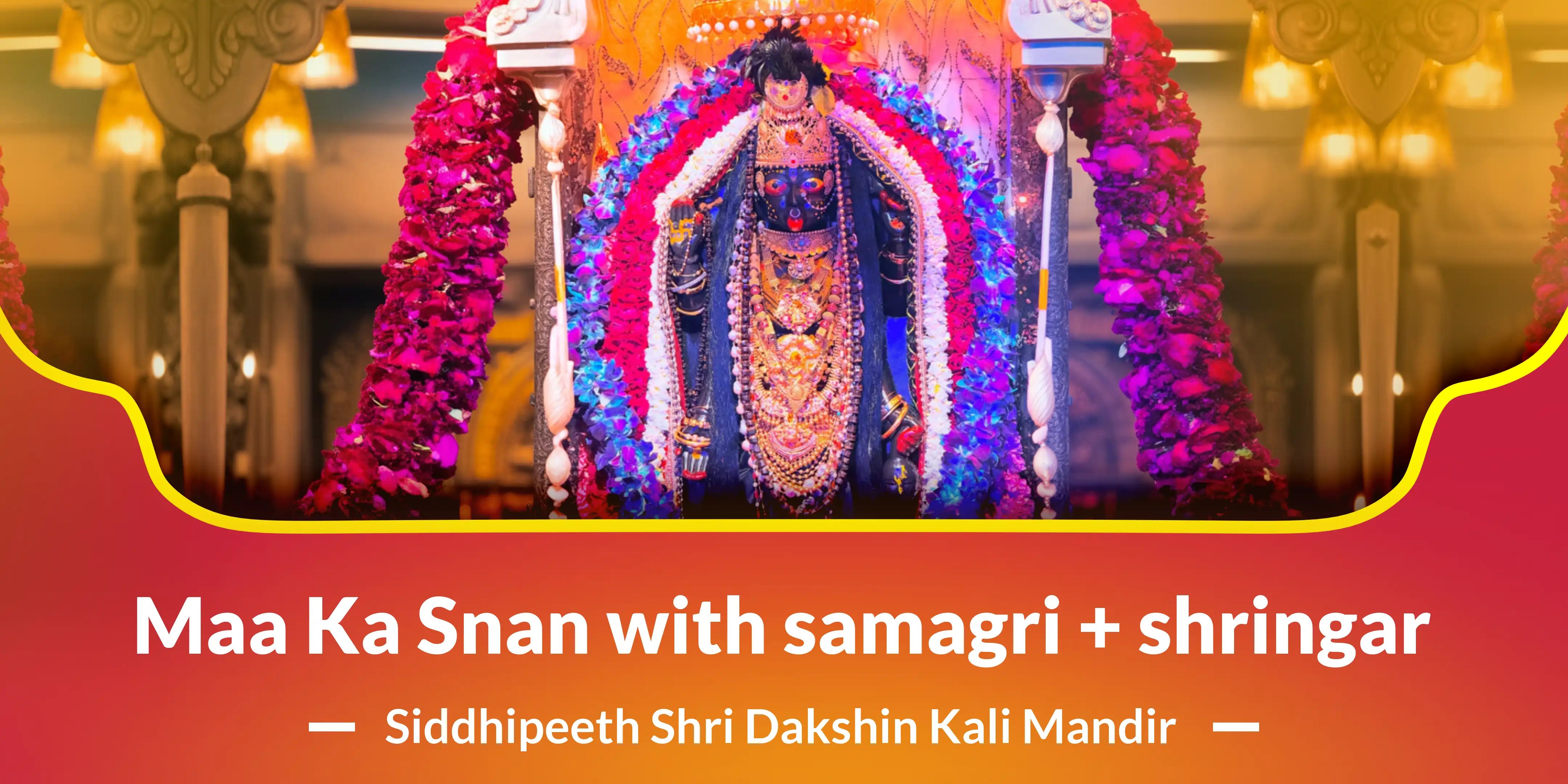 Maa Ka Snan with samagri + shringar