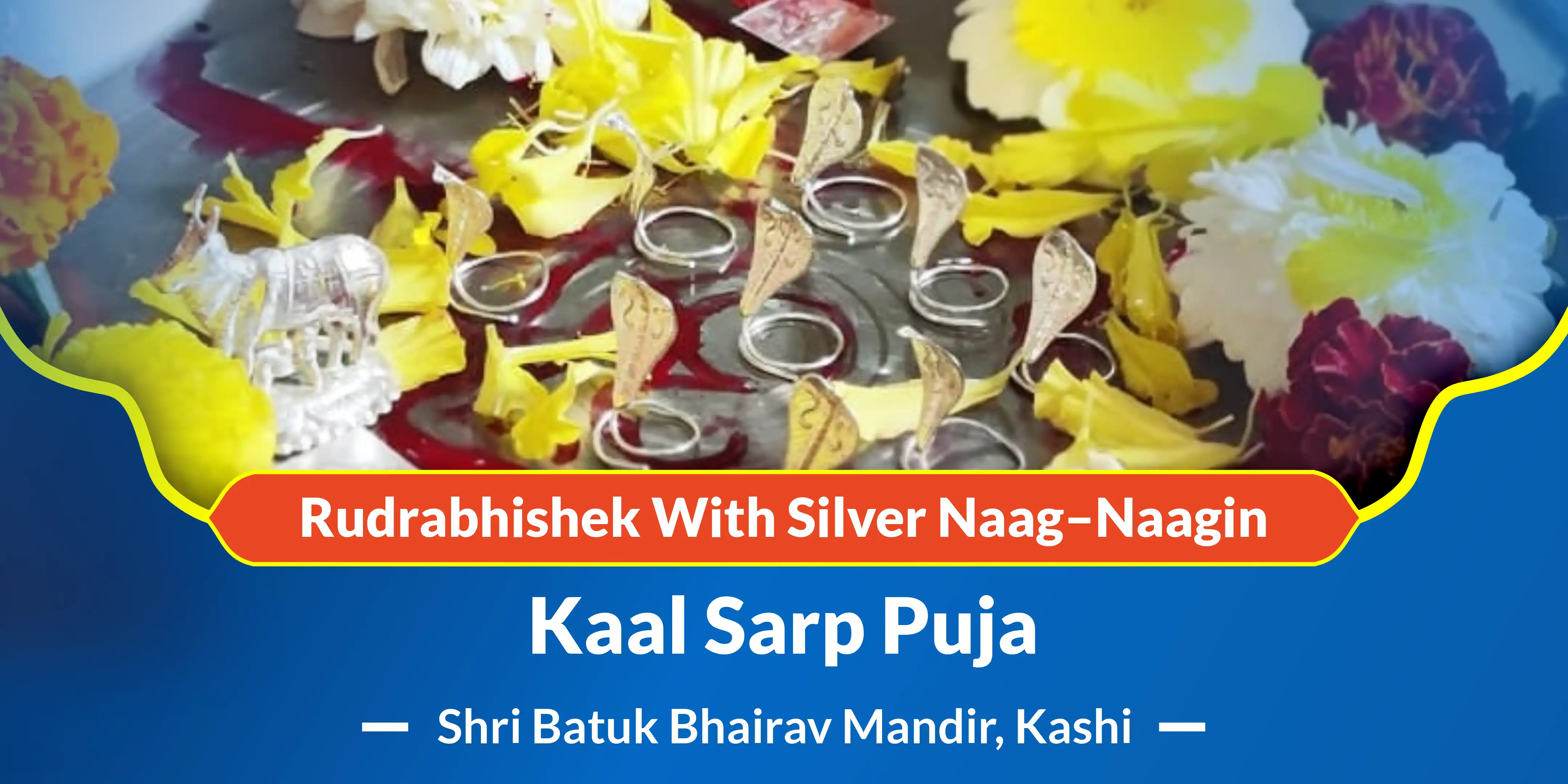 Kaal Sarp Puja - Rudrabhishek With Silver Naag–Naagin
